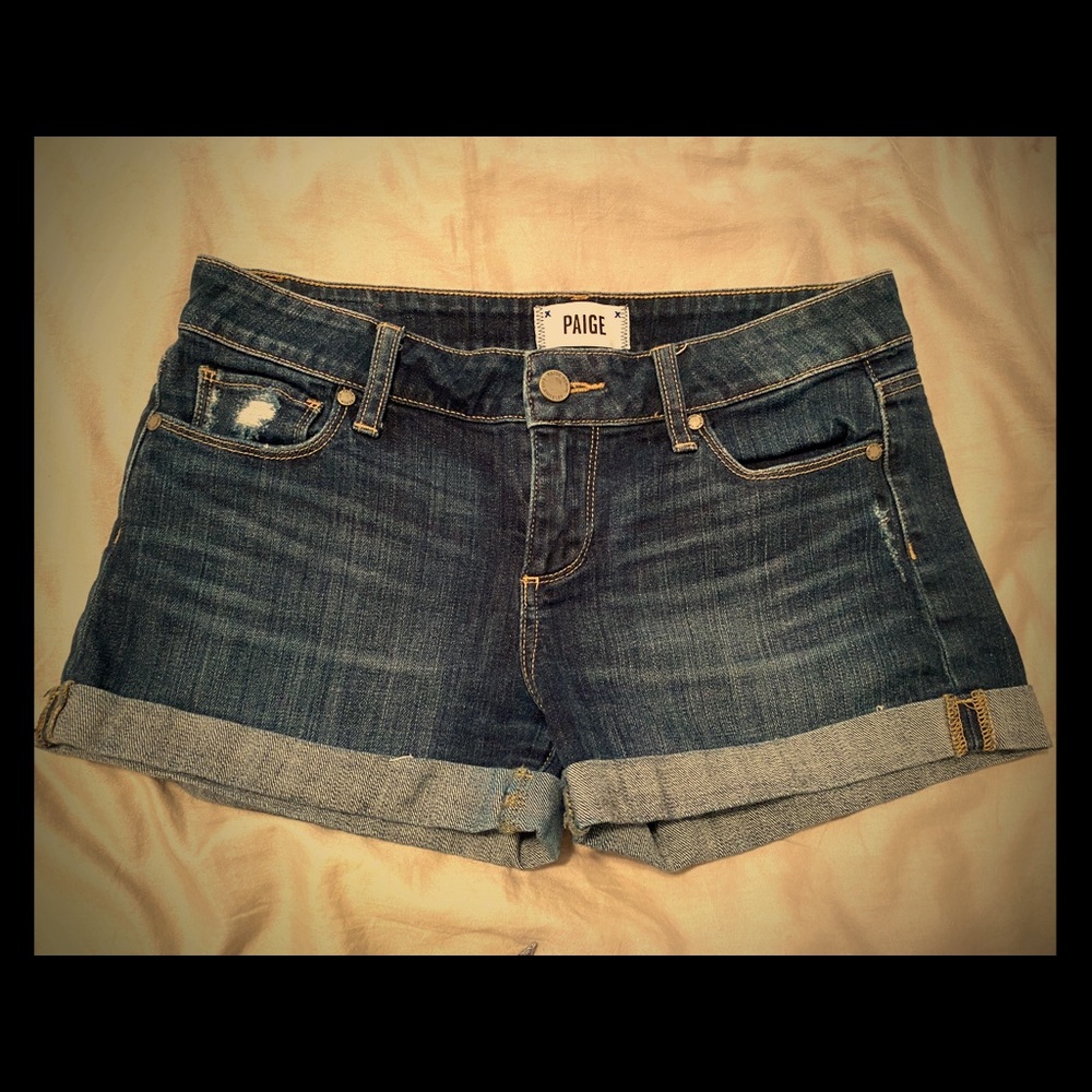 Paige denim shorts 26